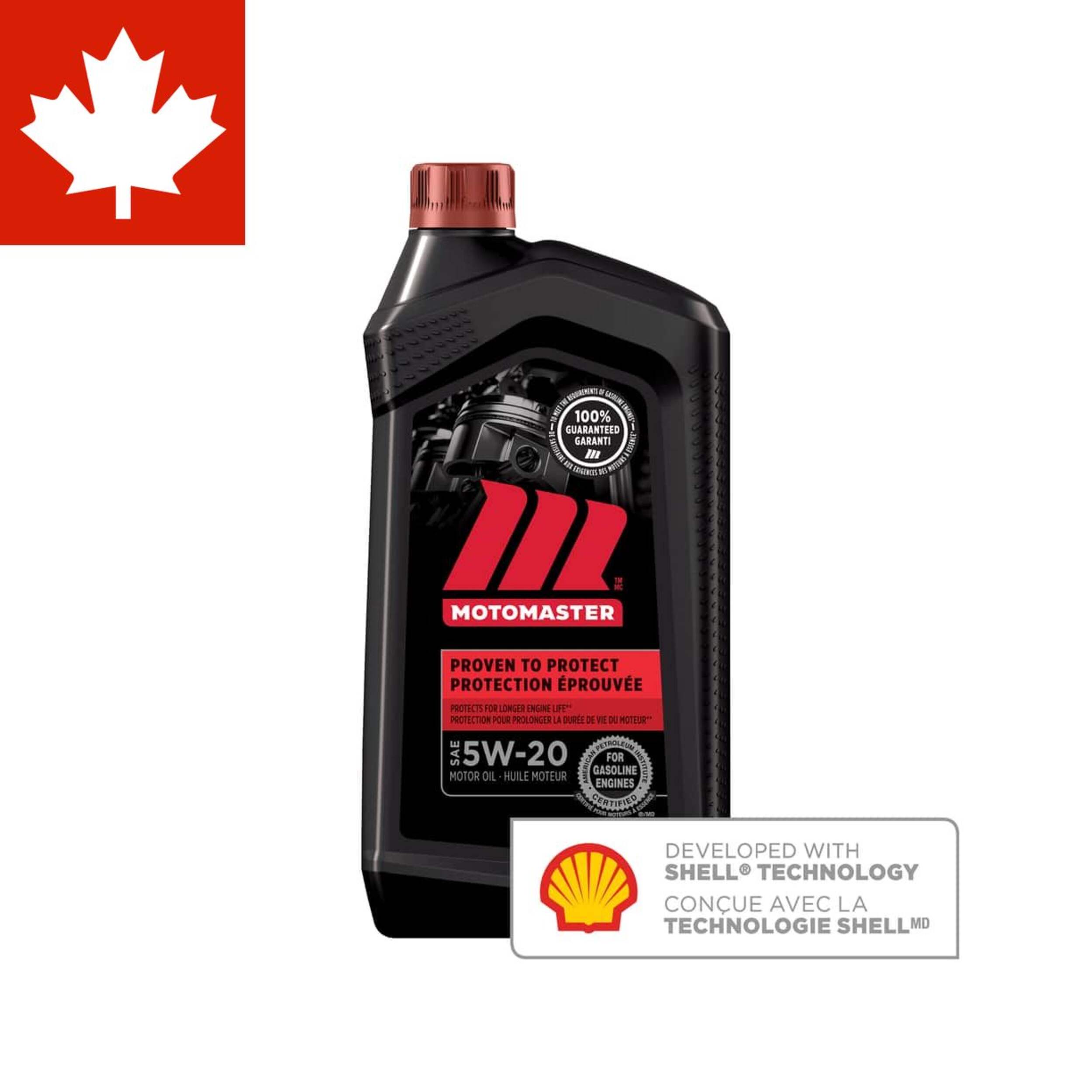 MotoMaster 5W20 Conventional Engine/Motor Oil, 946-mL Front_Flat