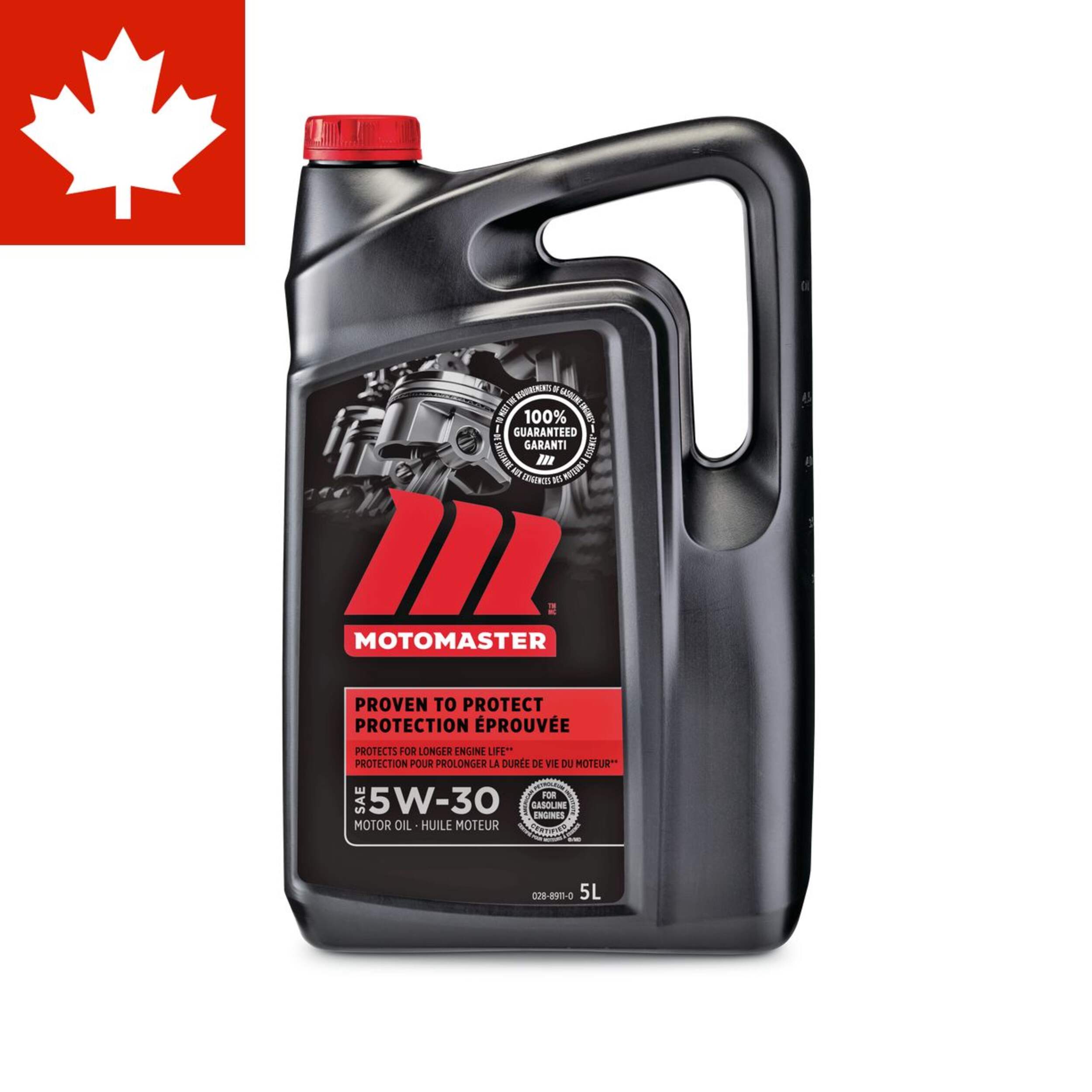 Huile à moteur classique MotoMaster, 5W-30, 5 L Front_Flat