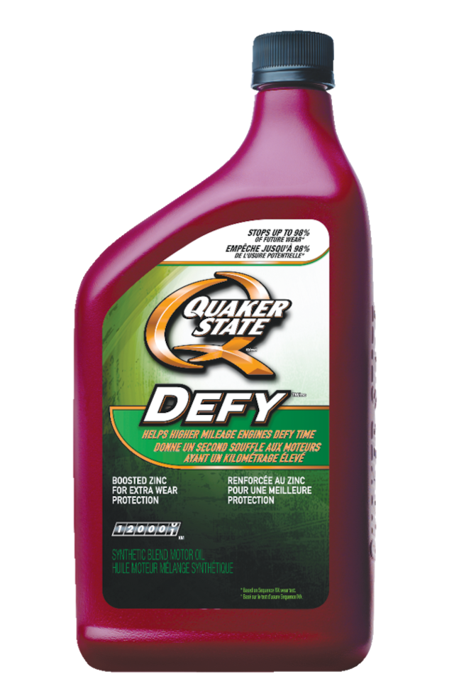 Quaker State High Mileage 5W30 SyntheticBlend Engine/Motor Oil, 946mL