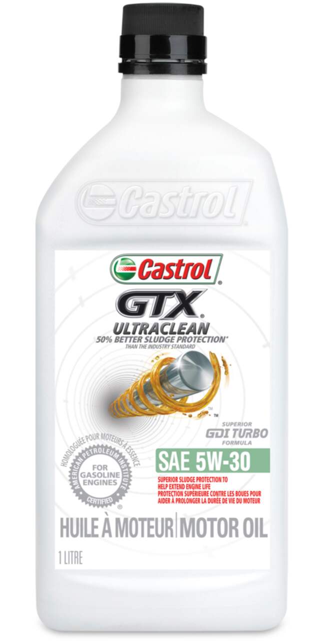Huiles moteur 5w30 voiture essence diesel lubrifiant Castrol GTX 5W-30  RN720 avec sac polyvalent 5x1lt