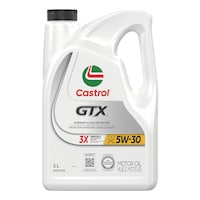 Castrol GTX ULTRACLEAN 5W30 Conventional Engine/Motor Oil, 5-L Front_Flat