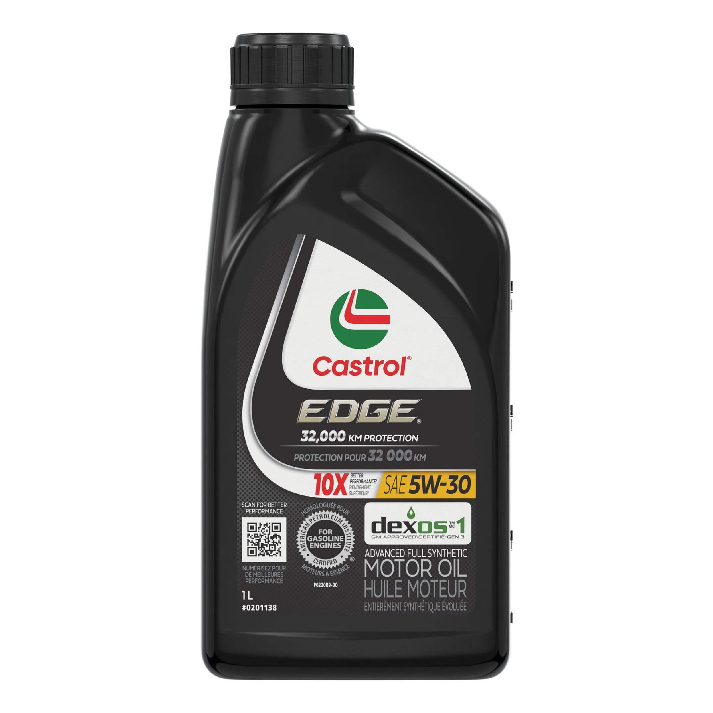 Castrol EDGE 5W30 Synthetic Engine/Motor Oil, 1-L Front_Flat