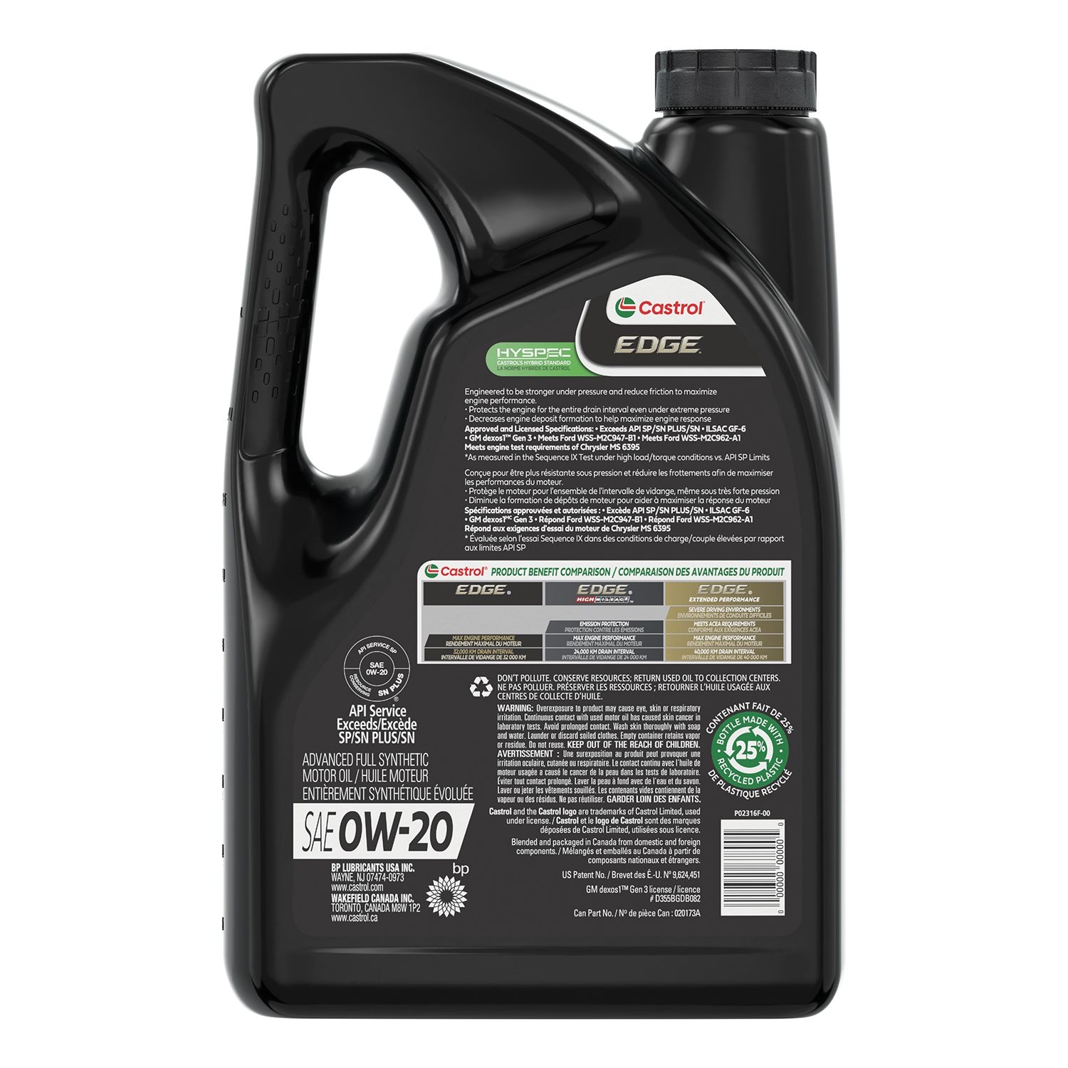 美容液 CQT.CQ 4+.CQC+ Mobil 1™ Extended Performance High Mileage 0W20 Synthetic
