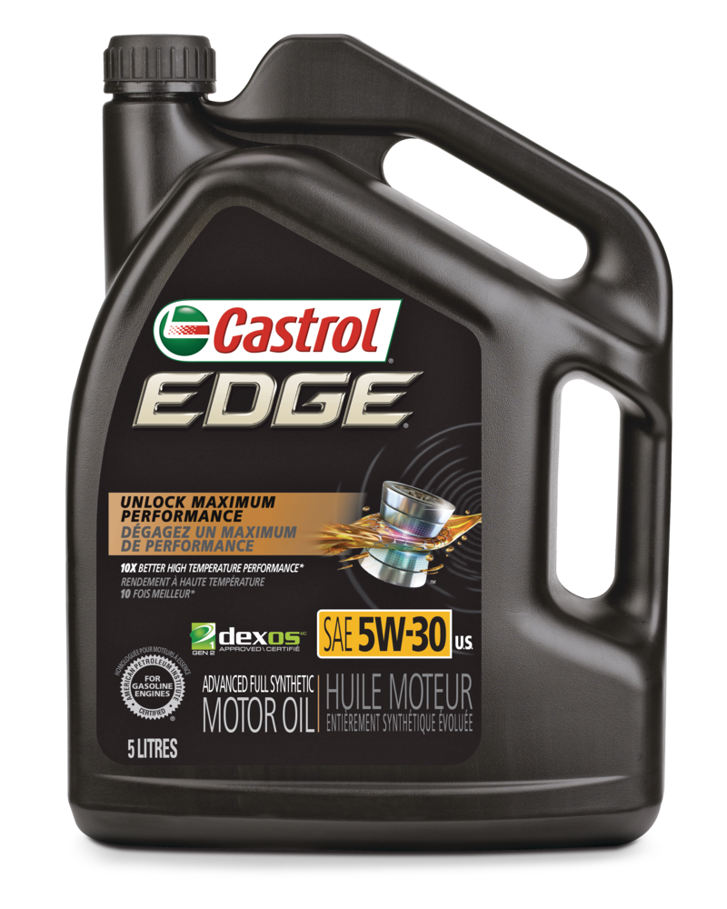 Castrol Edge 5W-30 LL Advanced Full Synthetic Motor Oil, 5 Quarts