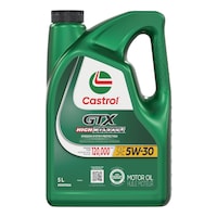 Castrol GTX High Mileage 10W30 Conventional Engine/Motor Oil, 5-L Front_Flat
