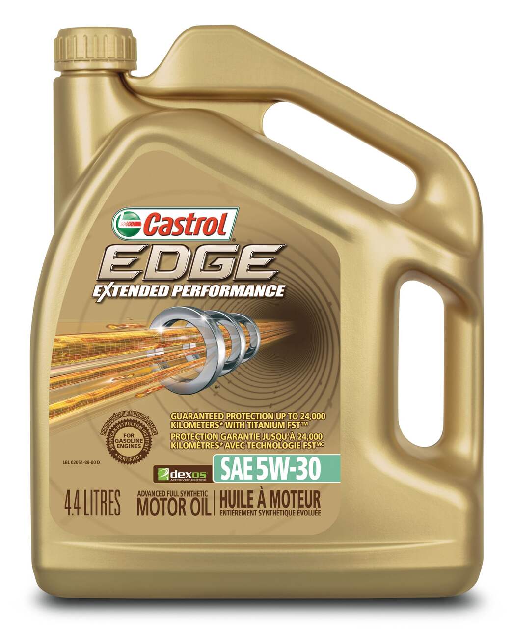 Castrol EDGE Extended Performance 5W30 Synthetic Engine/Motor Oil, 4.4-L