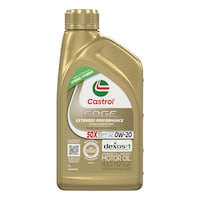 Huile à moteur synthétique Castrol EDGE, performance prolongée, 0W-20, 1 L Front_Flat