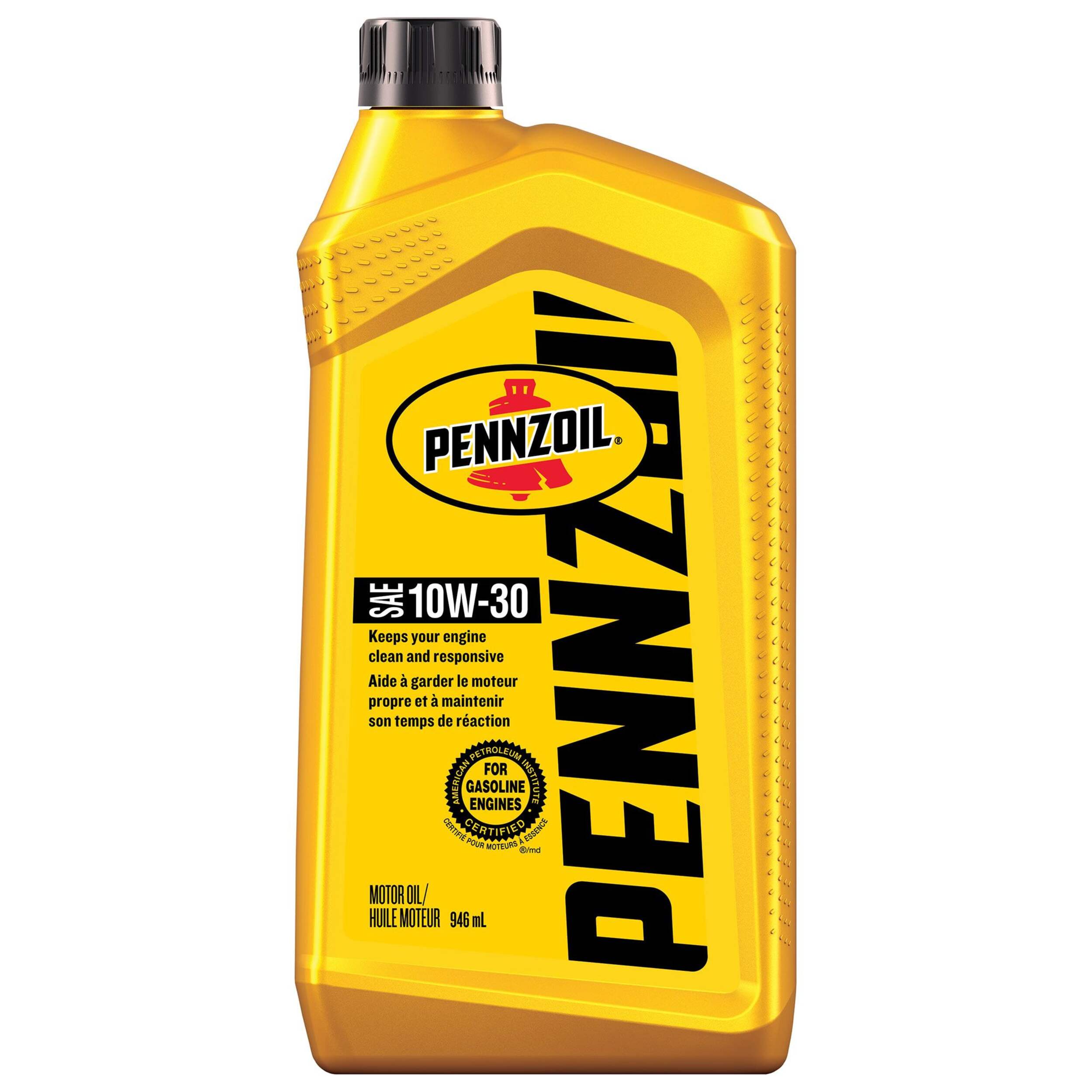Huile à moteur Pennzoil 10W30, 946 mL Front_Flat
