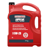 MotoMaster Supreme Assorted-Viscosity Conventional Engine/Motor Oil, 5-L Front_Flat