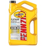 Pennzoil Platinum High Mileage 5W20 Synthetic Engine/Motor Oil, 5-L Front_Flat