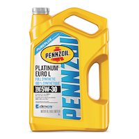Pennzoil Platinum Euro L 5W30 Synthetic Engine/Motor Oil, 5-L Front_Flat