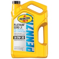 Pennzoil Platinum Euro LX 0W30 Synthetic Engine/Motor Oil, 5-L Front_Flat