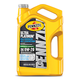 Huile à moteur synthétique Pennzoil Ultra Platinum 0W-20, 5 L Front_Flat