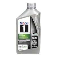 Mobil 1™ Advanced Fuel Economy 0W20 Synthetic Engine/Motor Oil, 1-L Front_Flat