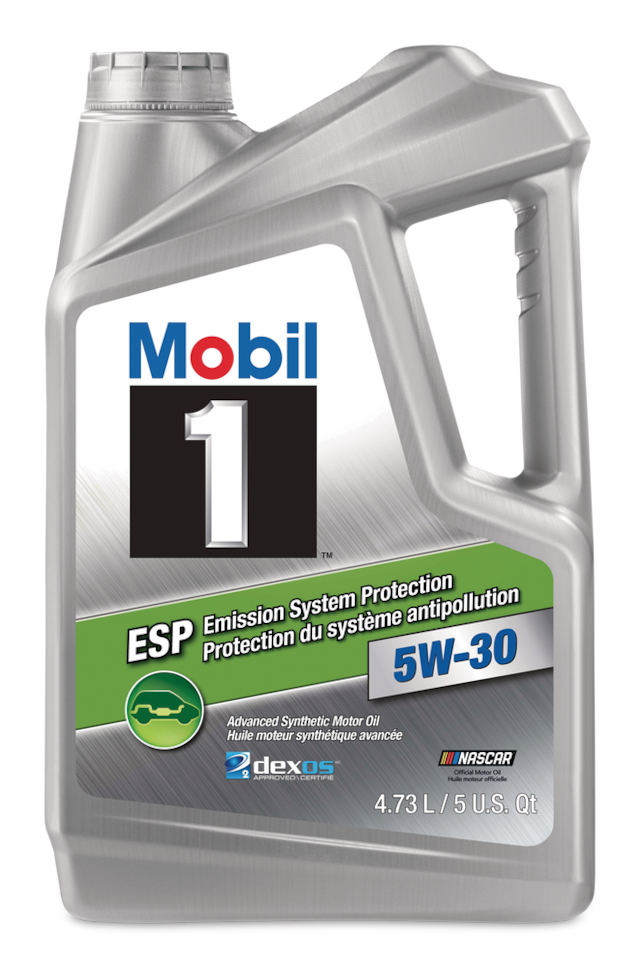 Mobil 1™ ESP Emission System Protection 5W30 Synthetic Engine/Motor Oil ...
