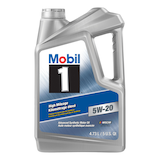 Mobil 1™ High Mileage 5W20 Synthetic Engine/Motor Oil, 4.73-L Front_Flat