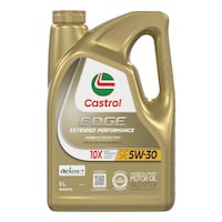 Castrol EDGE Extended Performance 5W30 Synthetic Engine/Motor Oil, 5-L Front_Flat