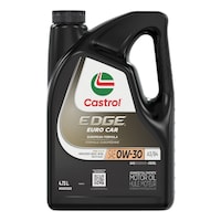 Castrol EDGE Euro A3/B4 Advanced 0W30 Full Synthetic Engine/Motor Oil, 5-L Front_Flat