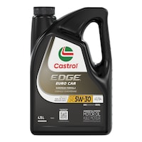 Huile à moteur entièrement synthétique évoluée Castrol EDGE Euro, 5W30 A3/B4, 4,73 L Front_Flat
