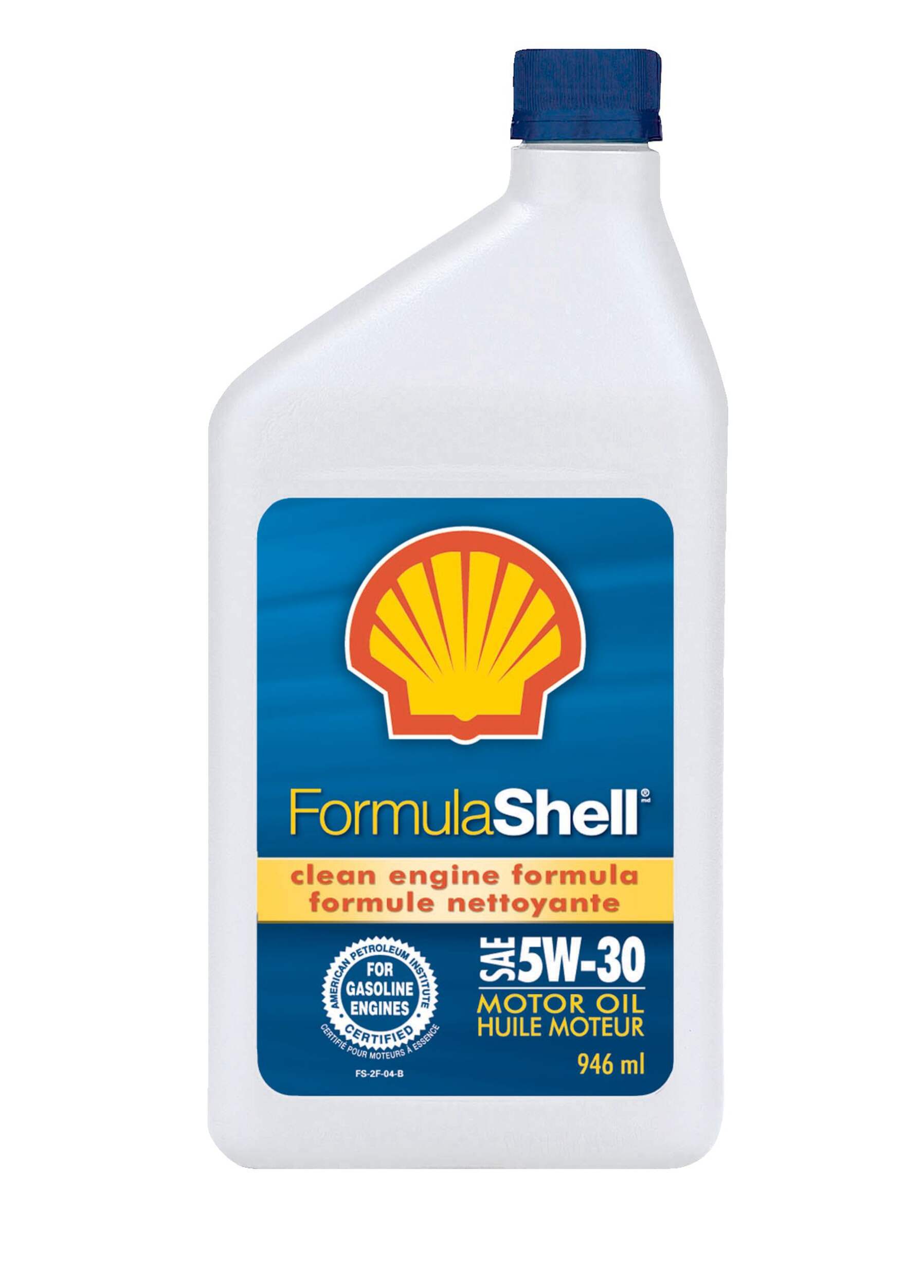 Shell Conventional Motor Oil, 946-mL Front_Flat