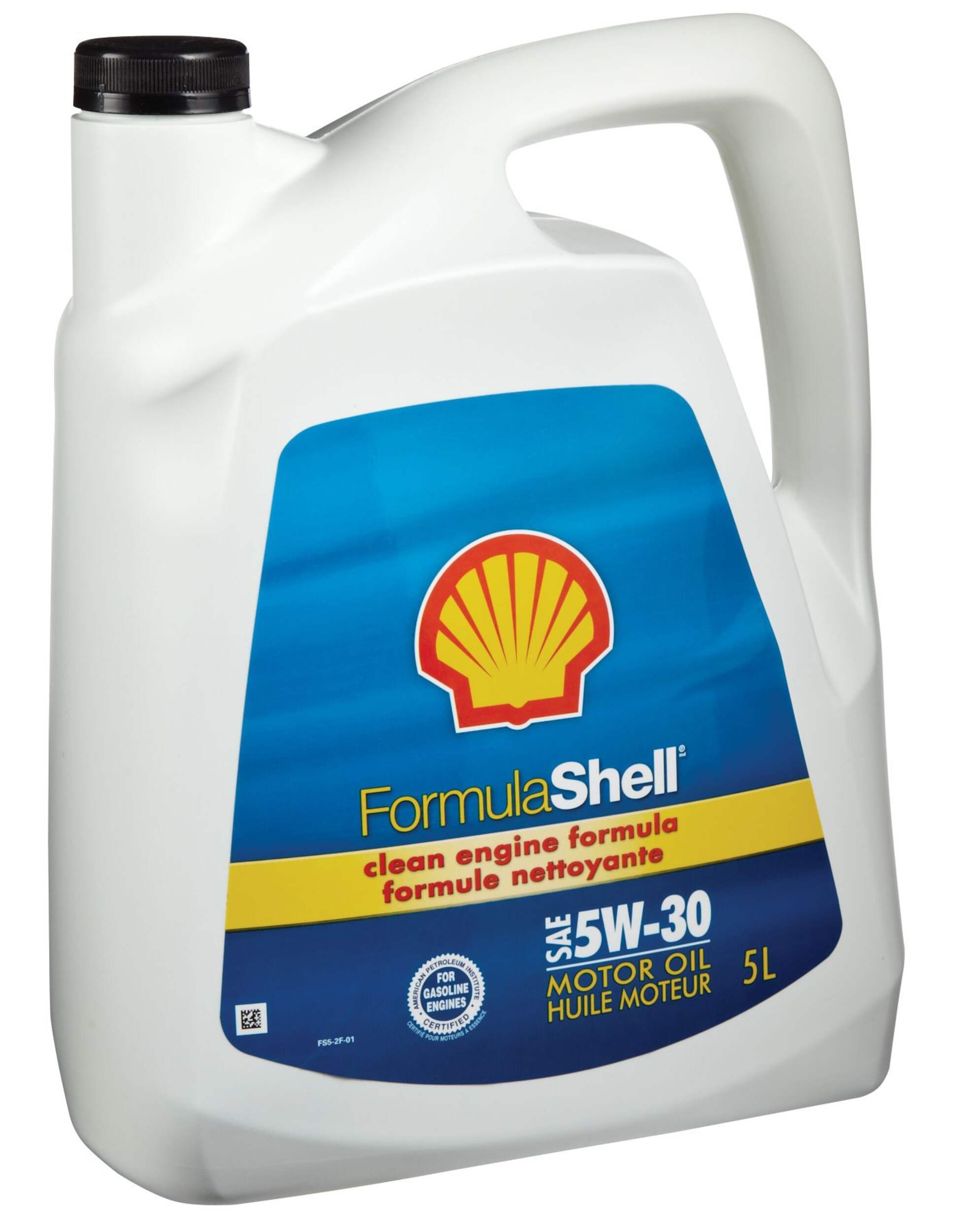 Shell Motor Oil Jug Front_Three_Fourths_Angled_Right