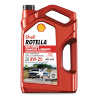 Shell Rotella Gas Truck 0W20 Synthetic Engine/Motor Oil, 5-L Front_Flat