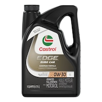 Castrol EDGE Synthetic Euro LL 0W30 Motor Oil, 4.73-L Front_Flat