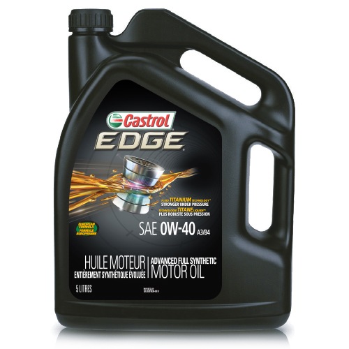 Castrol EDGE SYNTEC 0W40 Synthetic Engine/Motor Oil, 5L Canadian Tire