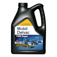 Mobil Delvac™ 1300 Super CK-4 15W40 Conventional Diesel Engine/Motor Oil, 3.78-L Front_Flat