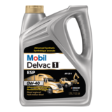 Mobil Delvac™ 1™ ESP Emission System Protection CK-4 0W40 Synthetic Diesel Engine/Motor Oil, 3.78-L Front_Flat