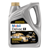 Mobil Delvac™ 1™ ESP Emission System Protection CK-4 0W40 Synthetic Diesel Engine/Motor Oil, 3.78-L Front_Flat
