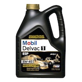 Mobil Delvac™ 5W40 Synthetic Diesel Engine/Motor Oil, 3.78-L Front_Flat