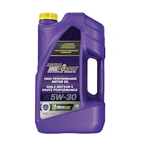 Royal Purple High Performance 5W30 Synthetic Engine/Motor Oil, 4.73-L Front_Flat