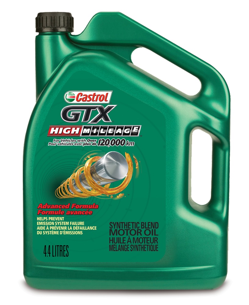 Castrol GTX High Mileage AssortedViscosity SyntheticBlend Engine