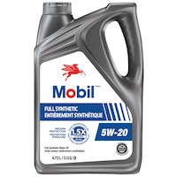 Mobil Full 5W20 Synthetic Engine/Motor Oil, 4.73-L Front_Flat