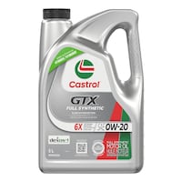 Castrol GTX Full Synthetic 0W-20 Motor Oil, 5-L Front_Flat