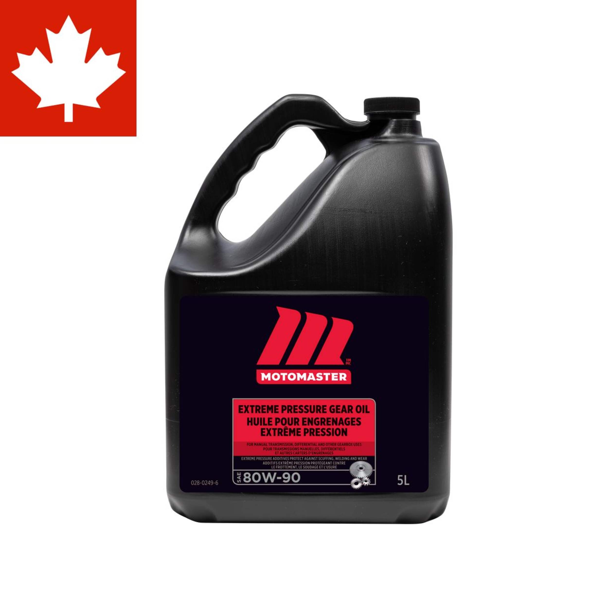 MotoMaster 80W90 Extreme Pressure Gear Oil, 5-L Front_Flat