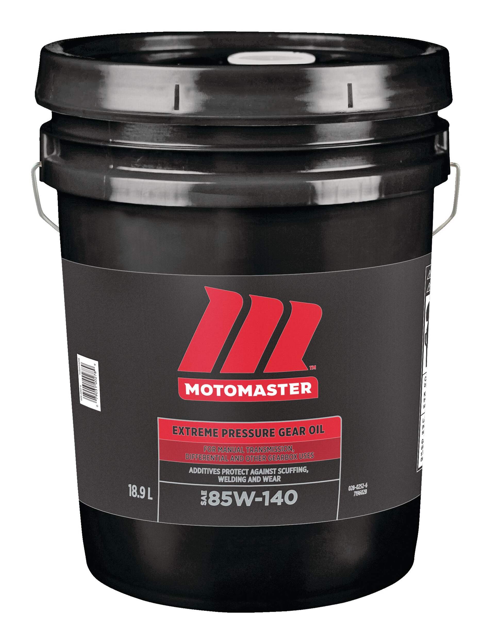 Huile à engrenages extrême-pression MotoMaster, protection contre la friction et l’usure, 18,9 L Front_Elevated