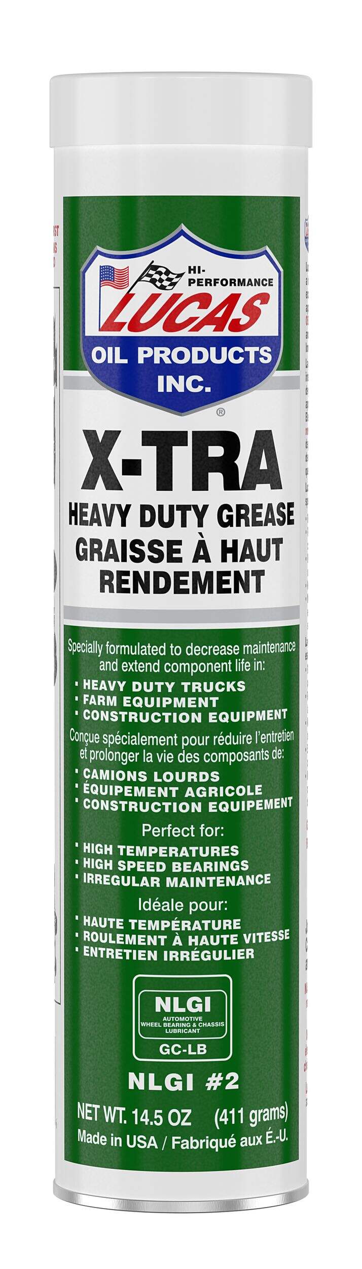 Lucas Oil X-tra Heavy Duty Grease with Extreme Pressure Additive Front_Flat