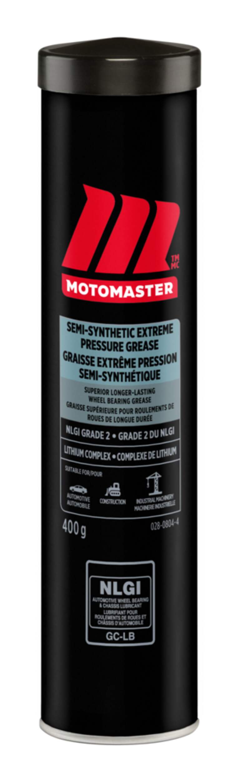MotoMaster Semi-Synthetic Extreme Pressure Grease Grade 2, 400-g Front_Elevated
