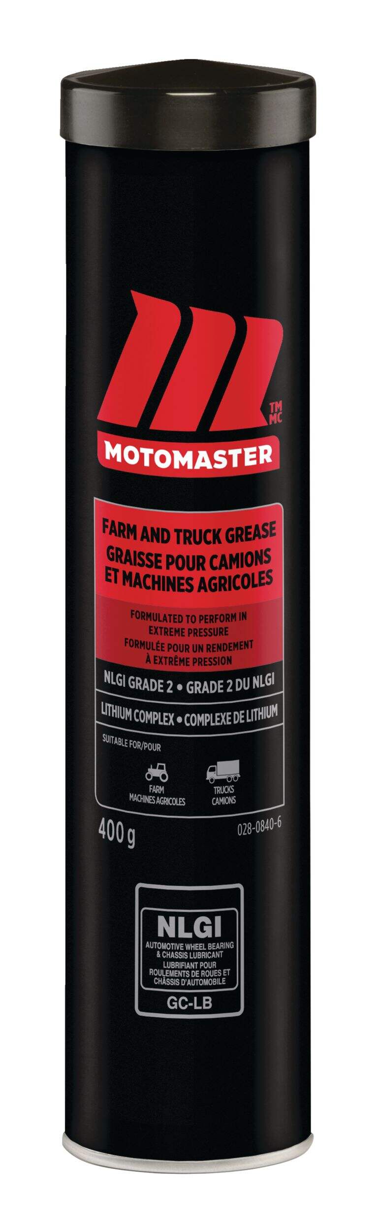 MotoMaster Farm & Truck Grease Extreme Pressure Performance Grade 2, 400-g Front_Elevated