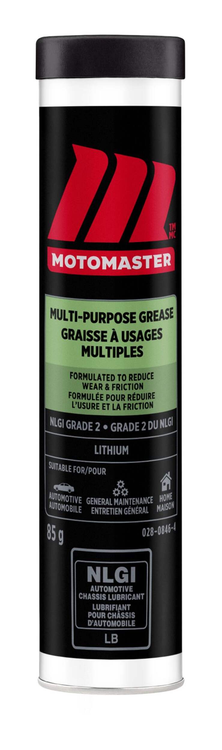 MotoMaster Synthetic Multi-Purpose Grease Grade 2 , 3-pk, 85-g Front_Flat