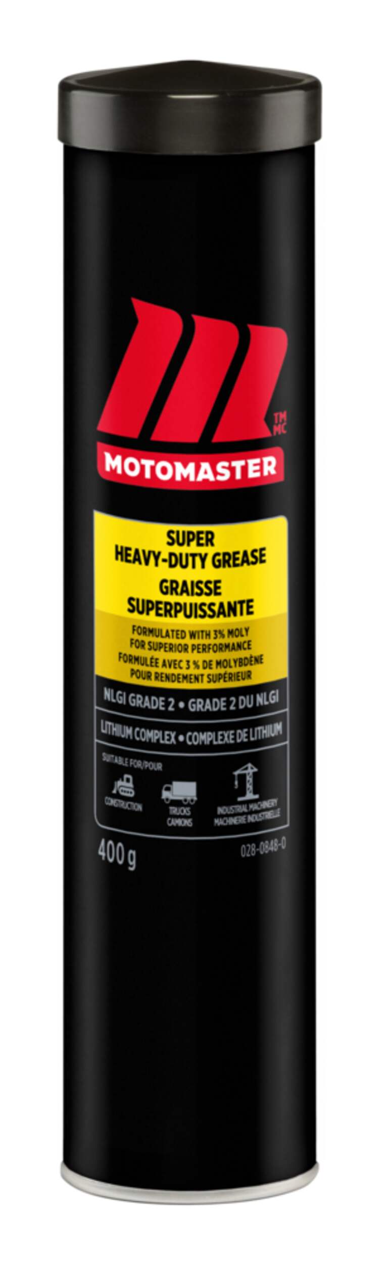 MotoMaster Super Heavy Duty Grease with 3% Moly Grade 2, 400-g Front_Elevated
