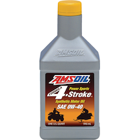 Amsoil 4-Stroke Formula Synthetic Powersport Oil 0W40, 946-mL Front_Flat