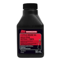 Huile synthétique 2 temps MotoMaster mélange parfait 50:1, 98 mL Front_Flat
