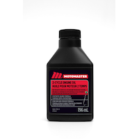 Huile synthétique 2 temps MotoMaster mélange parfait 50:1, 196 mL Front_Flat