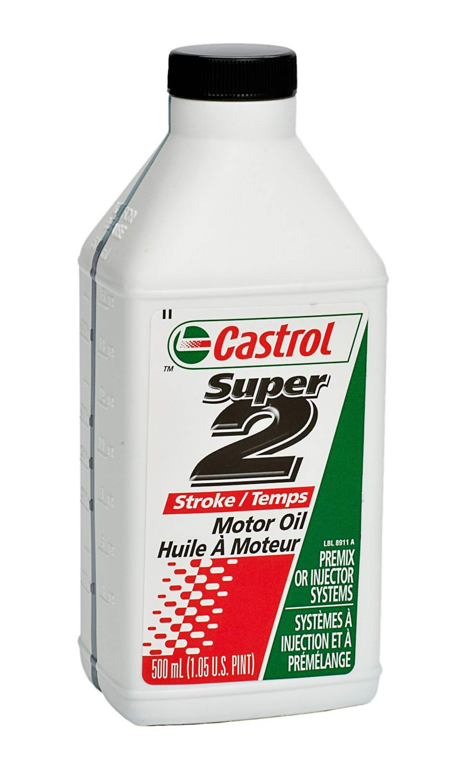 Castrol 2 Stroke Small Engine Oil Front_Angled_Right