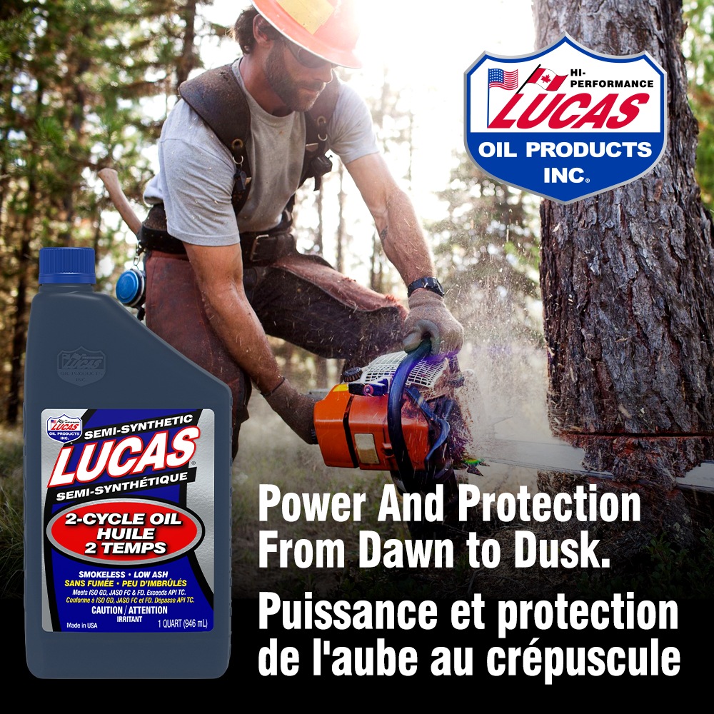 Lucas Oil 2-Stroke Semi-Synthetic Oil, 946-mL | Canadian Tire
