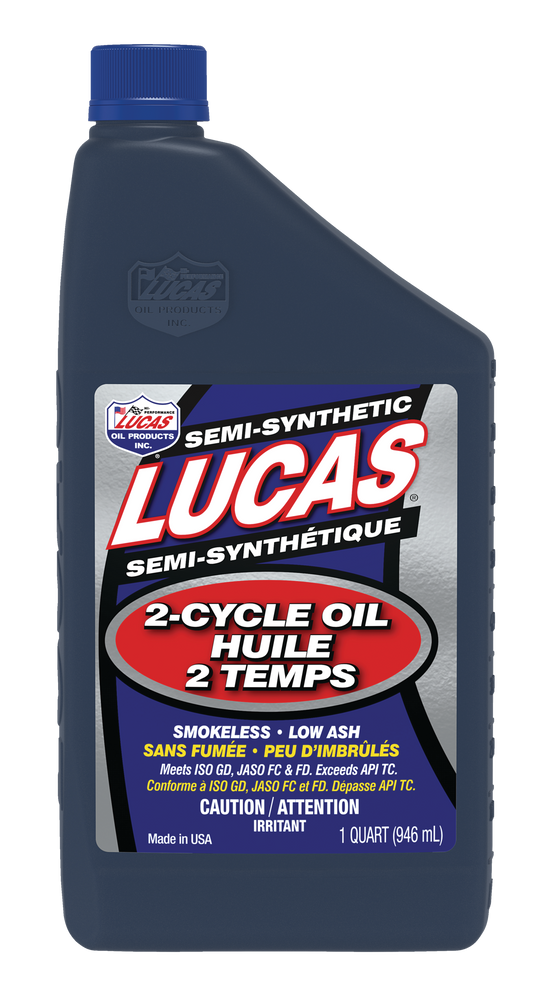 Lucas Oil 2-Stroke Semi-Synthetic Oil, 946-mL | Canadian Tire