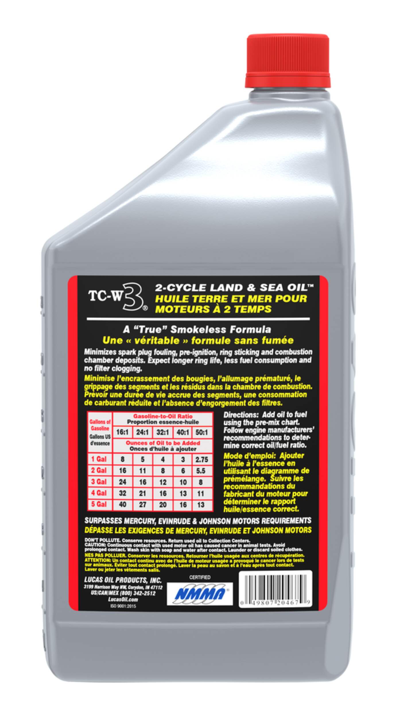 Lucas Oil 2-Stroke Semi-Synthetic Land & Sea Oil, 946-mL | Canadian Tire